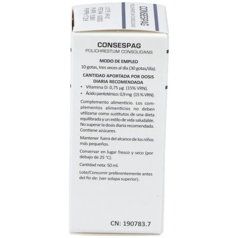 Consespag Polichrestum Consolidans 50 ml | Farmacia Barata Consespag Polichrestum Consolidans 50 ml | Farmacia Barata
