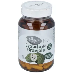 El Granero Extracto de Graviola, 90 cápsulas.