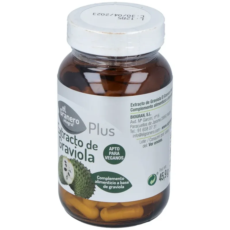 Extracto de Graviola 90 Cápsulas | Farmacia Barata Extracto de Graviola 90 Cápsulas | Farmacia Barata