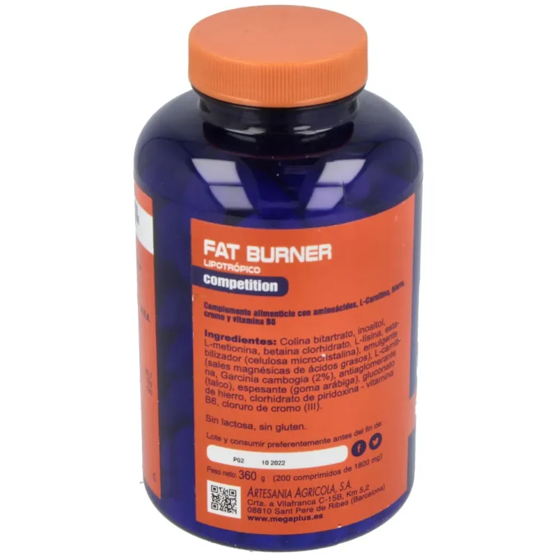 Fat Burner 200 comprimidos Mega Plus | Farmacia Barata Fat Burner 200 comprimidos Mega Plus | Farmacia Barata