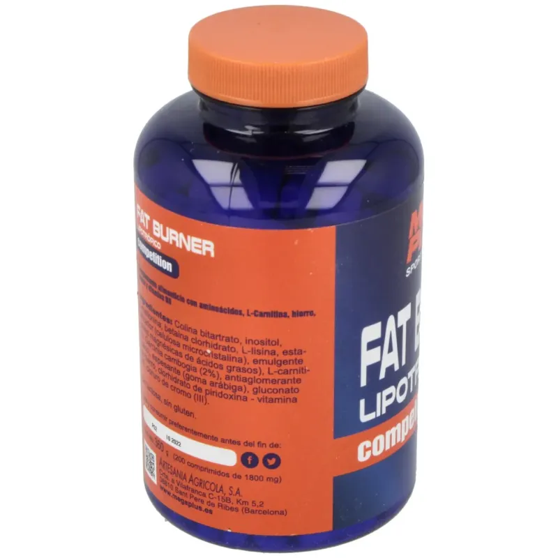 Fat Burner 200 comprimidos Mega Plus | Farmacia Barata Fat Burner 200 comprimidos Mega Plus | Farmacia Barata