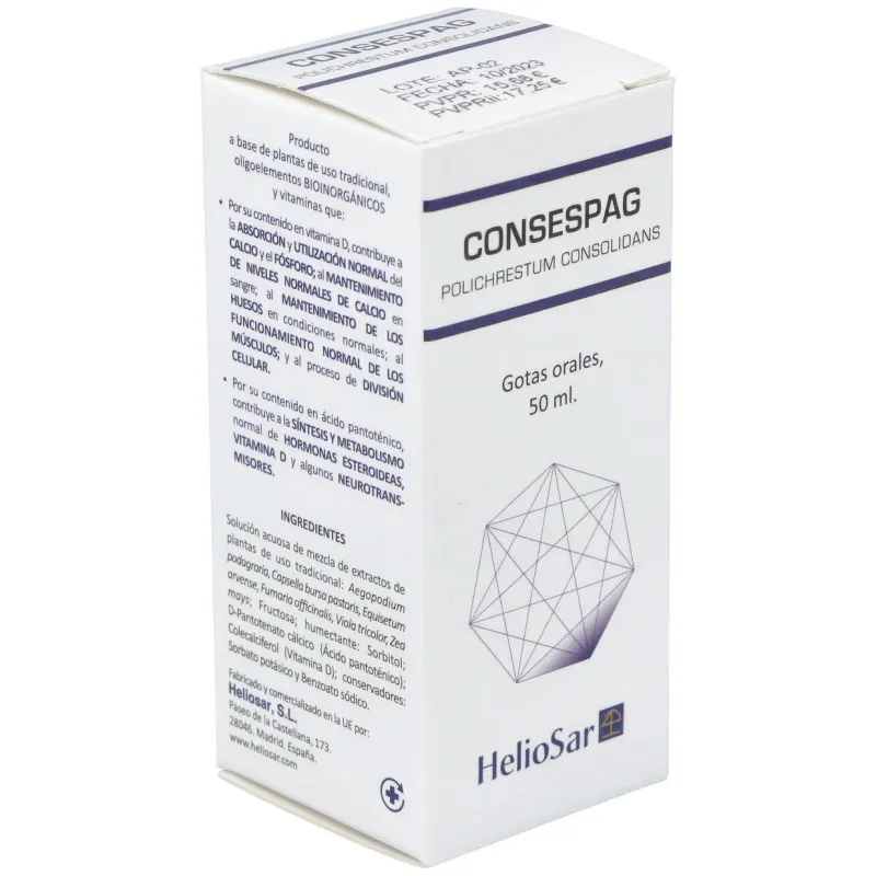 Consespag Polichrestum Consolidans 50 ml | Farmacia Barata Consespag Polichrestum Consolidans 50 ml | Farmacia Barata