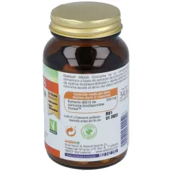 Mega Cúrcuma Dietisa 50 Cápsulas | Farmacia Barata