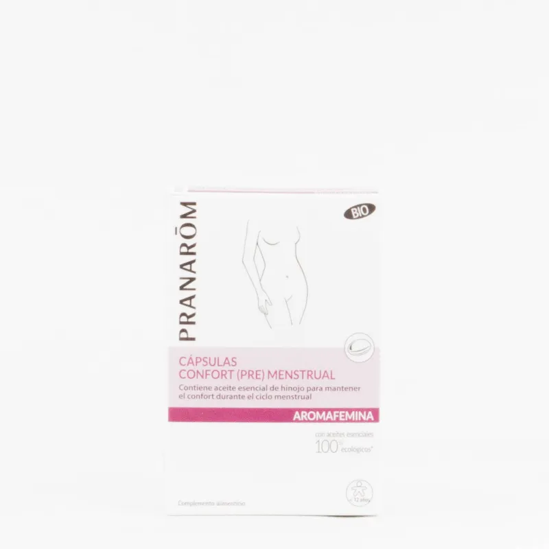 Pranarom Aromafemina Confort Pre Menstrual, 30 Caps.