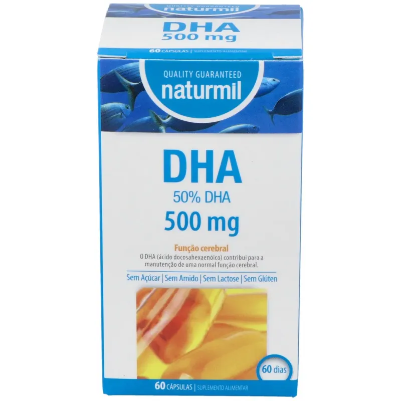 DHA 500 mg 60 Perlas Naturmil | Farmacia Barata DHA 500 mg 60 Perlas Naturmil | Farmacia Barata