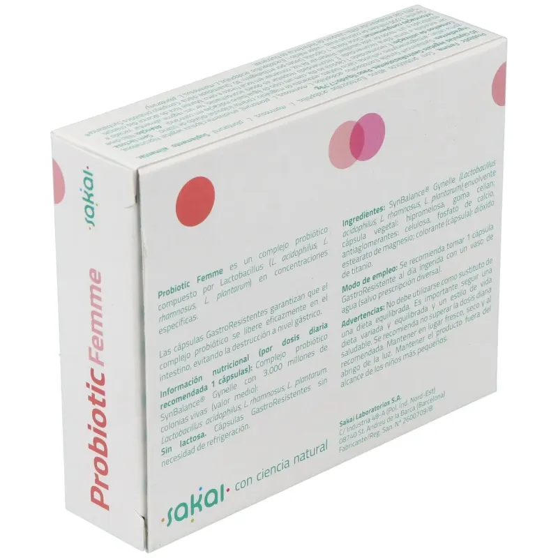 Sakai Probiotic Femme | Farmacia Barata Sakai Probiotic Femme | Farmacia Barata