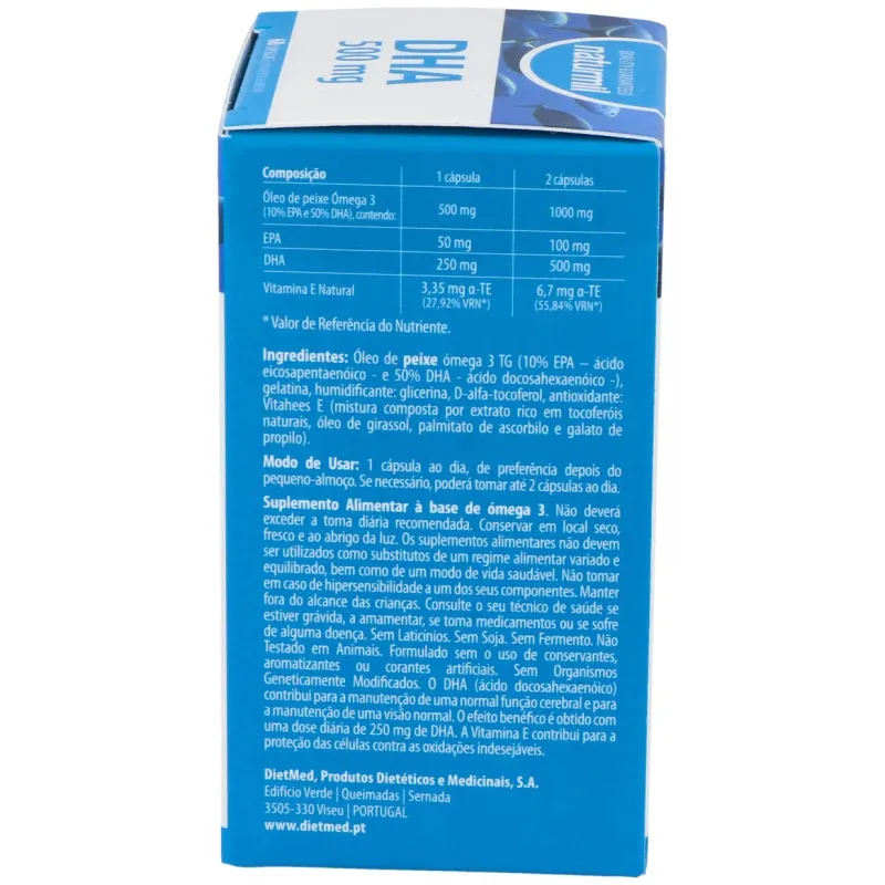 DHA 500 mg 60 Perlas Naturmil | Farmacia Barata DHA 500 mg 60 Perlas Naturmil | Farmacia Barata