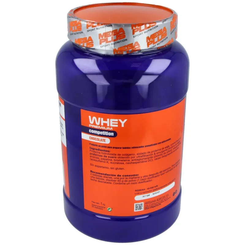 Whey Premium Competition Choco 1 kg Mega Plus | Farmacia Barata Whey Premium Competition Choco 1 kg Mega Plus | Farmacia Barata