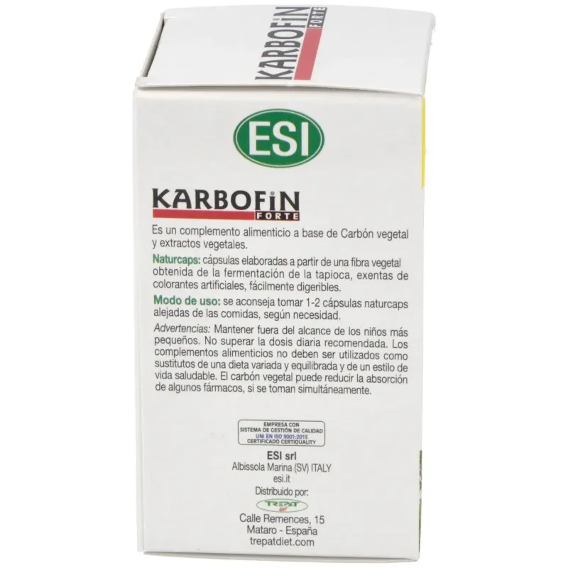 Karbofin Forte 60 cápsulas 350 mg ESI | Farmacia Barata Karbofin Forte 60 cápsulas 350 mg ESI | Farmacia Barata
