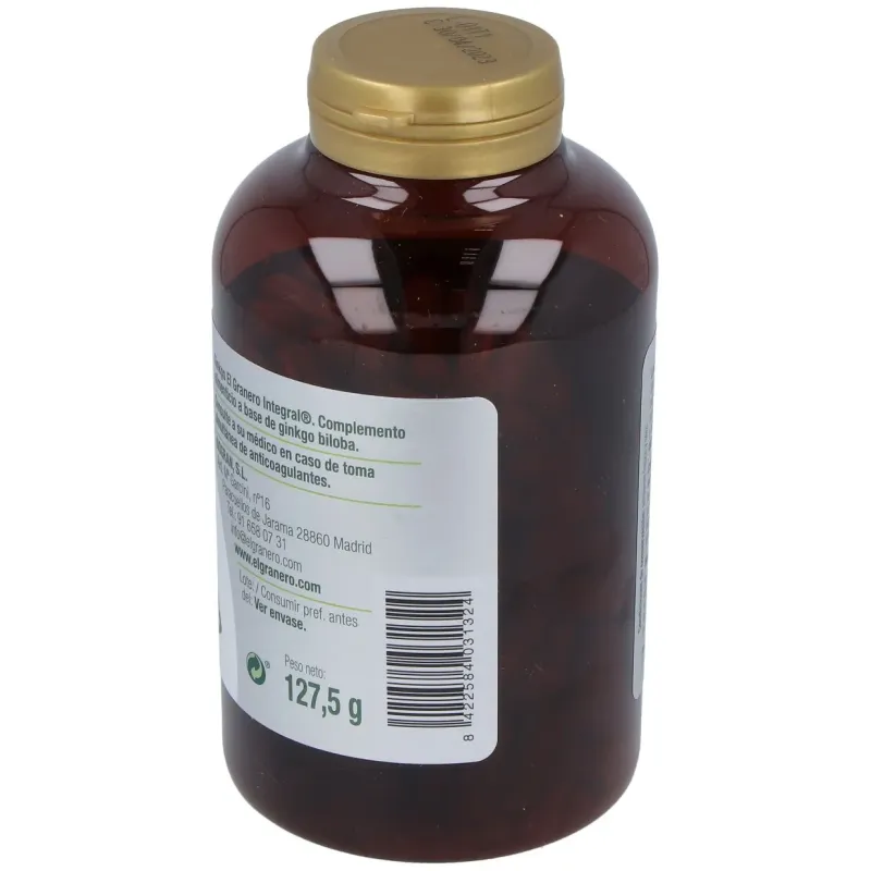 Ginkgo Biloba 510 mg 250 cápsulas | Farmacia Barata Ginkgo Biloba 510 mg 250 cápsulas | Farmacia Barata