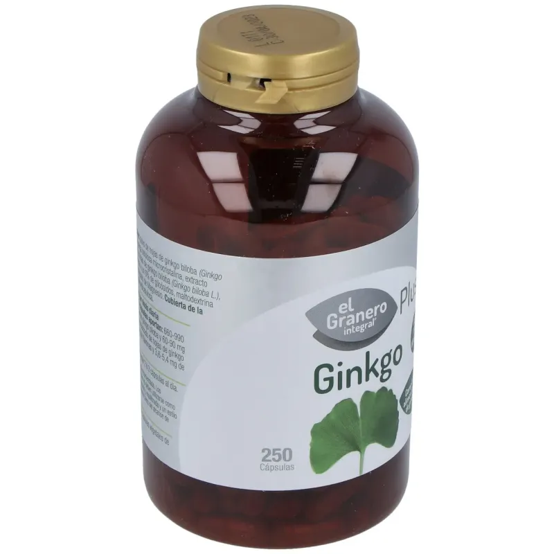 Ginkgo Biloba 510 mg 250 cápsulas | Farmacia Barata Ginkgo Biloba 510 mg 250 cápsulas | Farmacia Barata