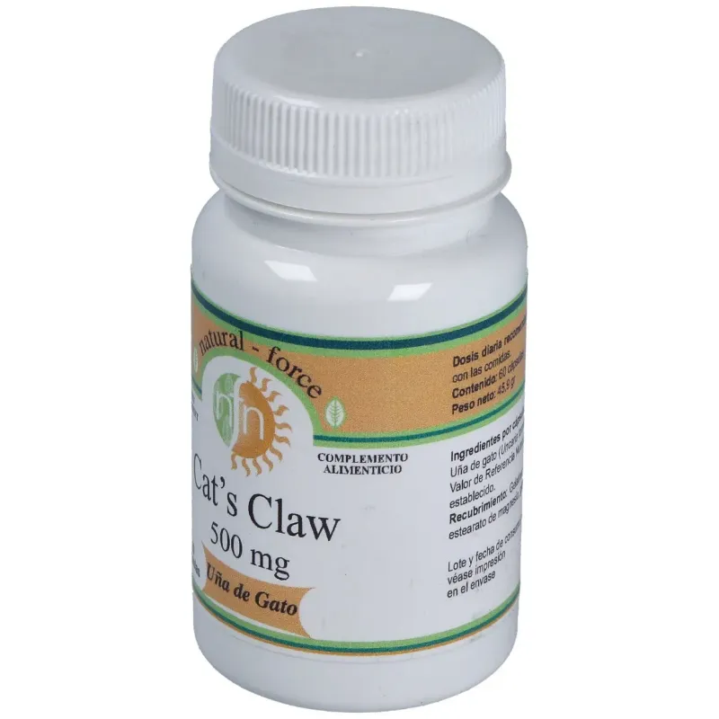 Uña de Gato 500mg 60 Cápsulas Nutri-force | Farmacia Barata Uña de Gato 500mg 60 Cápsulas Nutri-force | Farmacia Barata