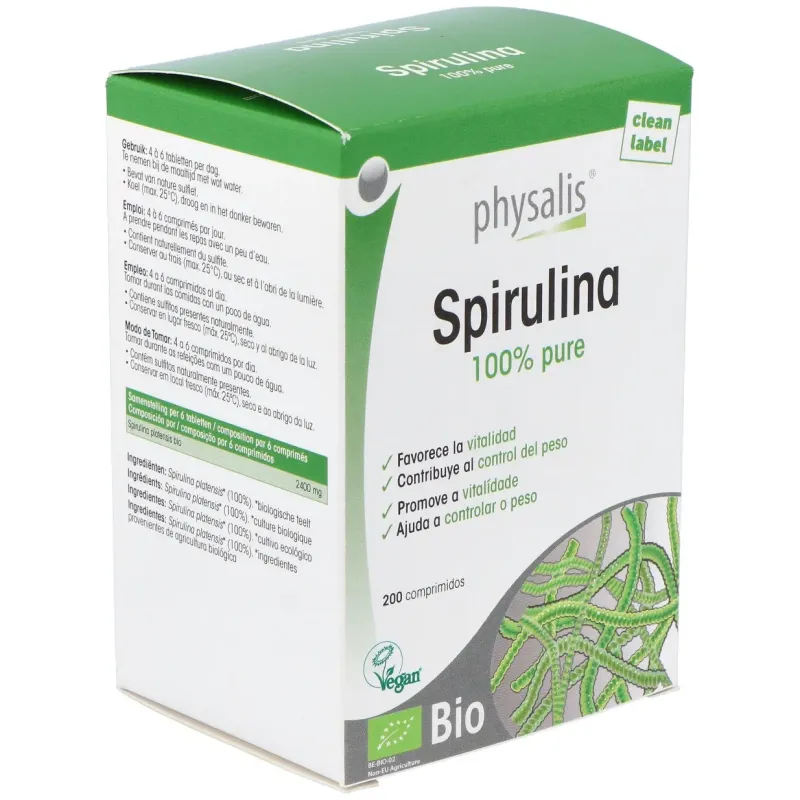 Spirulina 200 Comprimidos | Farmacia Barata Spirulina 200 Comprimidos | Farmacia Barata