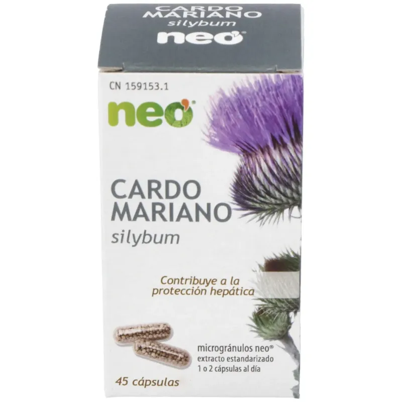 Cardo Mariano Microgranulos Neo 45 Cápsulas | Farmacia Barata Cardo Mariano Microgranulos Neo 45 Cápsulas | Farmacia Barata