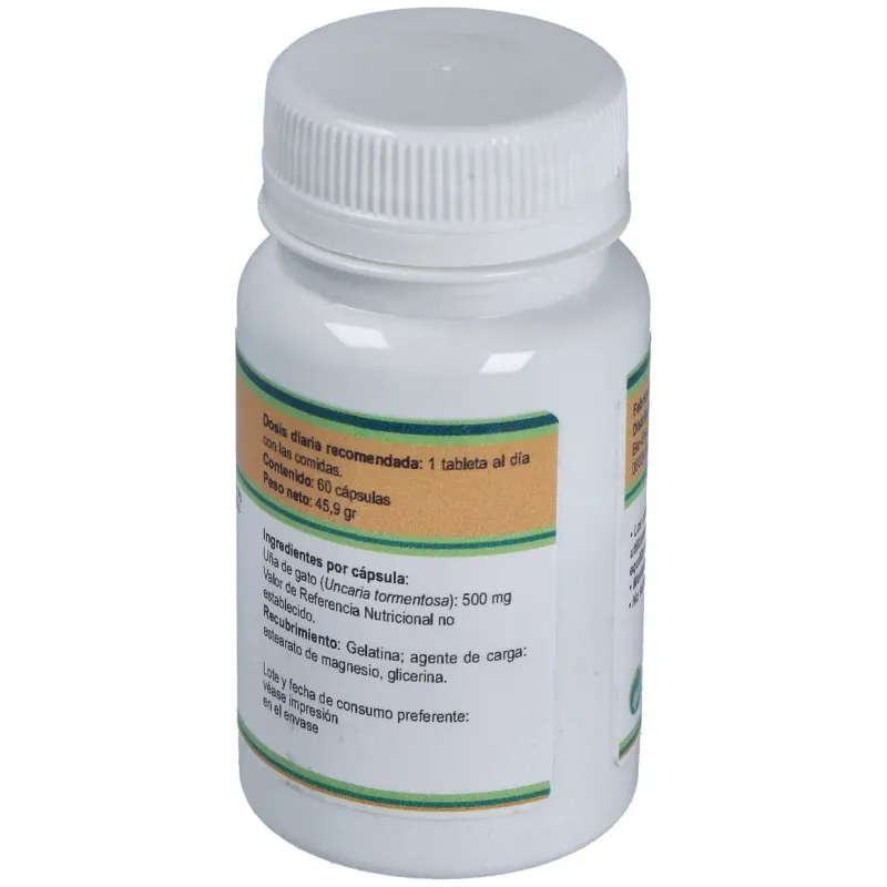 Uña de Gato 500mg 60 Cápsulas Nutri-force | Farmacia Barata Uña de Gato 500mg 60 Cápsulas Nutri-force | Farmacia Barata
