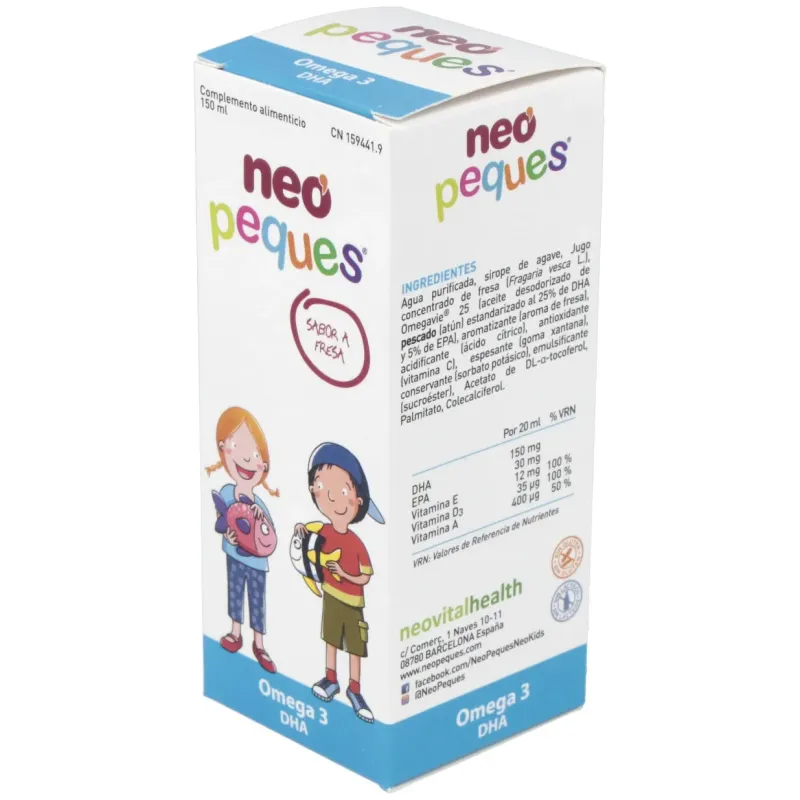 Neo Peques Omega3 150 ml | Farmacia Barata Neo Peques Omega3 150 ml | Farmacia Barata