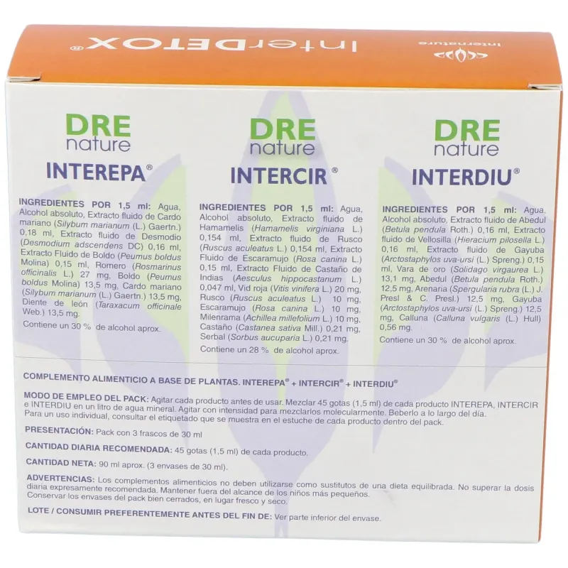 Interdetox Internature Pack completo | Farmacia Barata