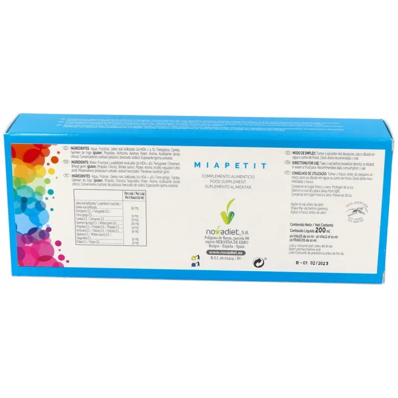 Miapetit 20 Viales Novadiet | Farmacia Barata Miapetit 20 Viales Novadiet | Farmacia Barata