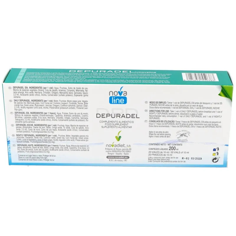 Novadiet Depuradel 20 Ampollas | Farmacia Barata Novadiet Depuradel 20 Ampollas | Farmacia Barata