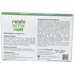 Reishi Detox Neo 30 Cápsulas | Farmacia Barata