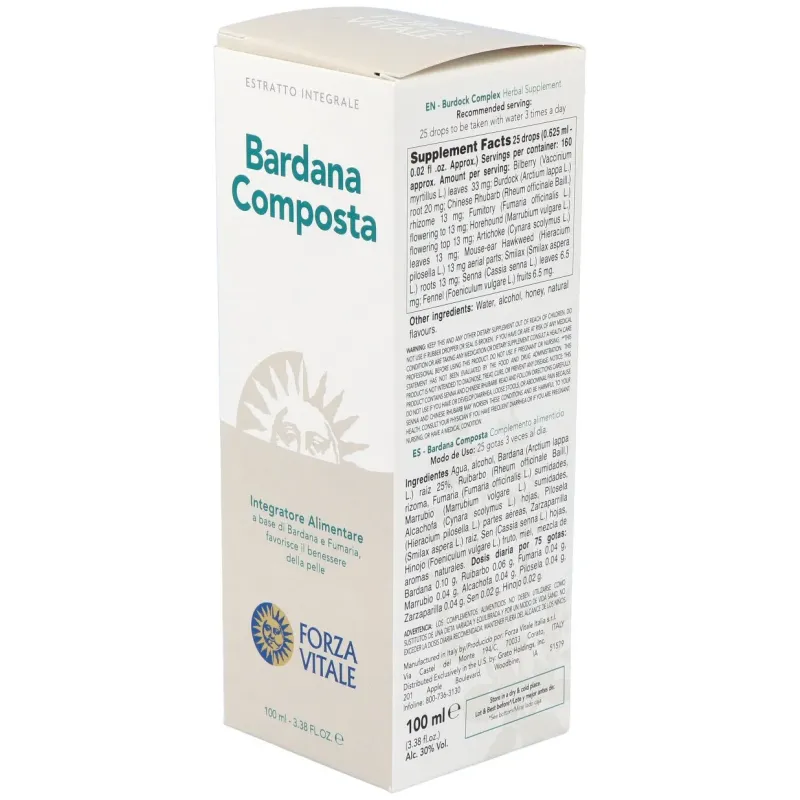 Forza Vitale Extracto de Bardana 100 ml | Farmacia Barata Forza Vitale Extracto de Bardana 100 ml | Farmacia Barata