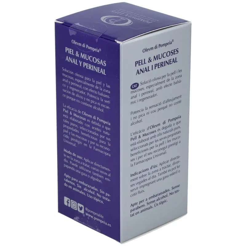 Aceite de Pompeia Piel y Mucosas 30 ml | Farmacia Barata