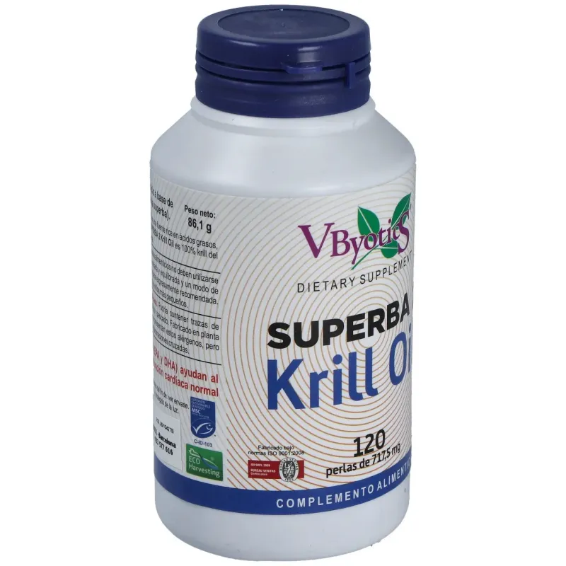Vbyotics Superba Aceite de Krill 120 perlas | Farmacia Barata Vbyotics Superba Aceite de Krill 120 perlas | Farmacia Barata