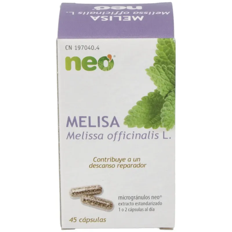 Neo Melisa Microgranulos 45 Cápsulas | Farmacia Barata Neo Melisa Microgranulos 45 Cápsulas | Farmacia Barata