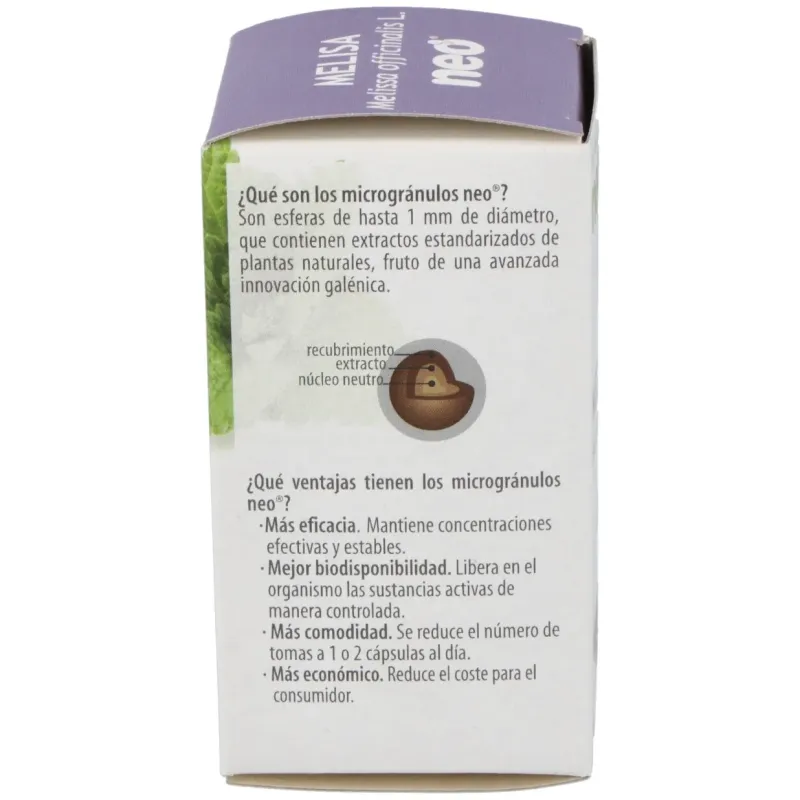 Neo Melisa Microgranulos 45 Cápsulas | Farmacia Barata Neo Melisa Microgranulos 45 Cápsulas | Farmacia Barata