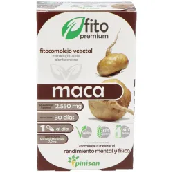 Pinisan Fitopremium Maca, 30 Cápsulas