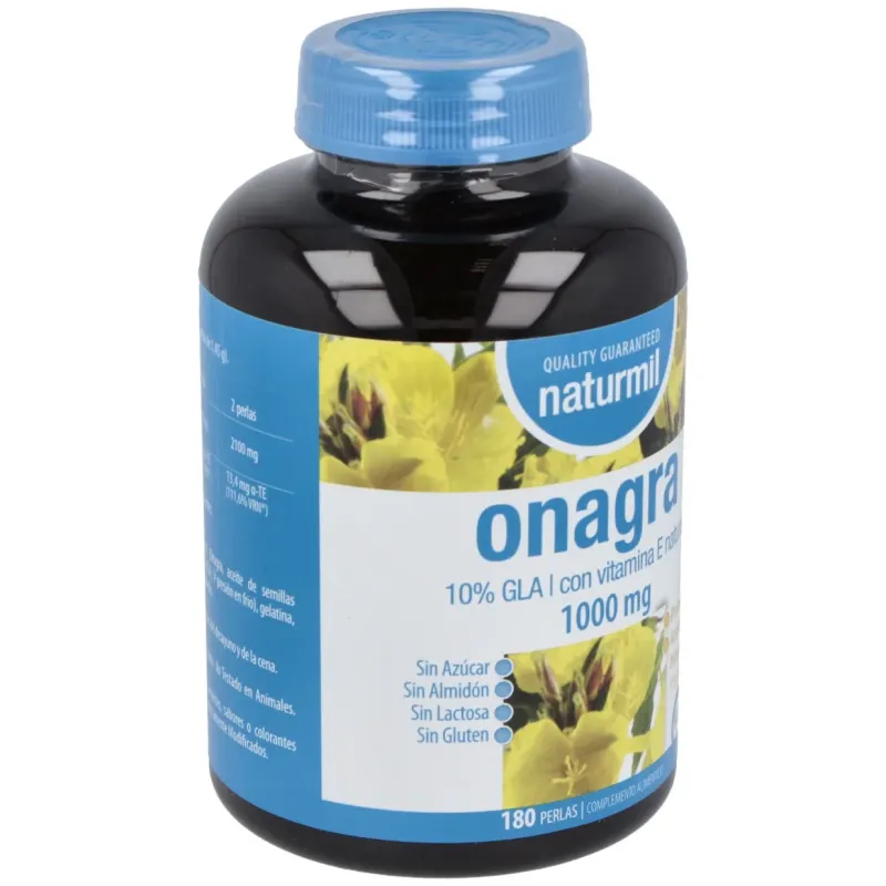 Naturmil Onagra 1000 mg con Vitamina E | Farmacia Barata Naturmil Onagra 1000 mg con Vitamina E | Farmacia Barata