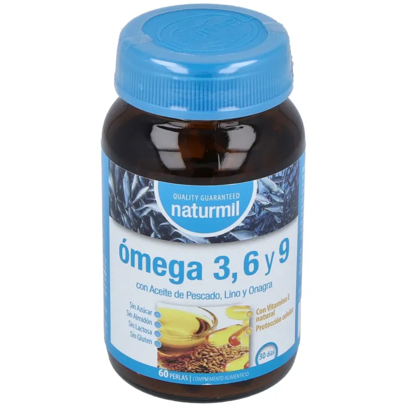 Naturmil Omega 3-6-9 60 perlas | Farmacia Barata Naturmil Omega 3-6-9 60 perlas | Farmacia Barata