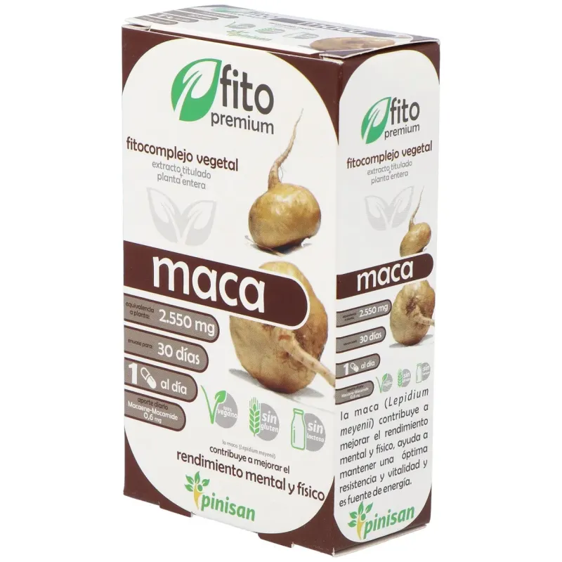 Pinisan Fitopremium Maca 30 Cápsulas | Farmacia Barata Pinisan Fitopremium Maca 30 Cápsulas | Farmacia Barata