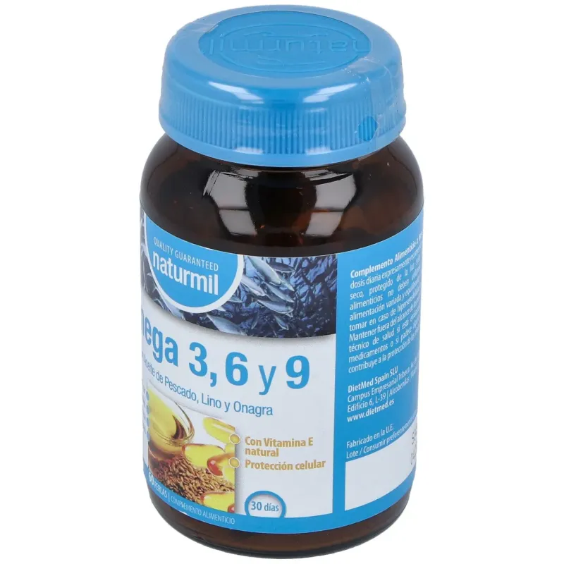 Naturmil Omega 3-6-9 60 perlas | Farmacia Barata Naturmil Omega 3-6-9 60 perlas | Farmacia Barata