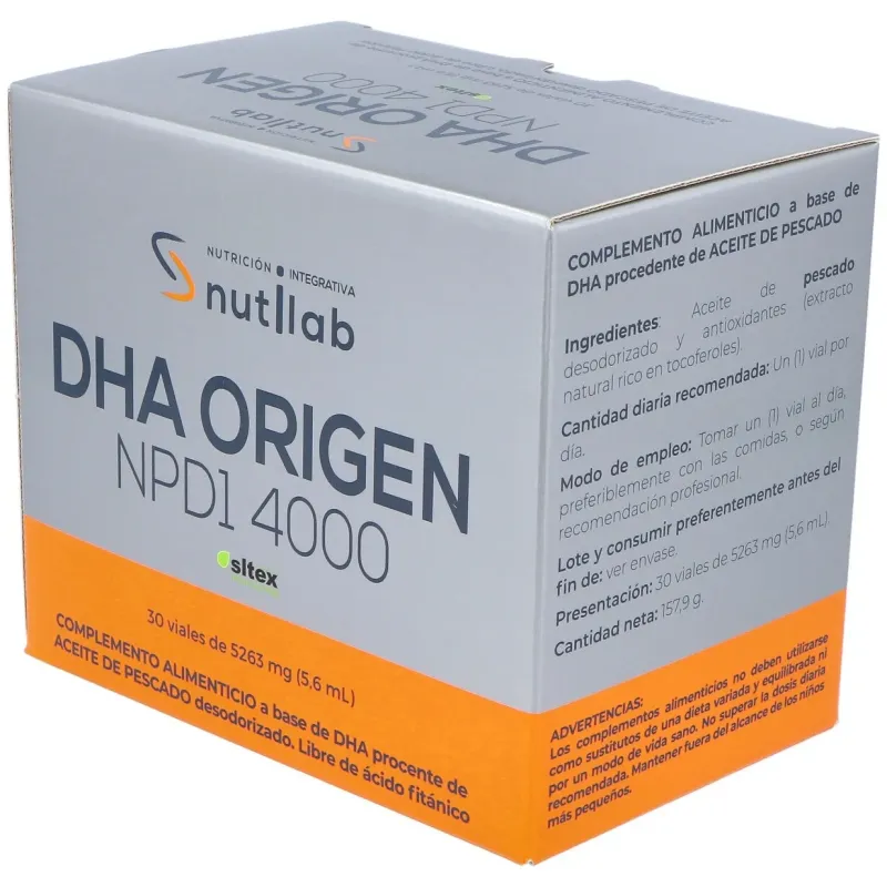 Nutilab DHA Origen NPD1 30 Viales | Farmacia Barata