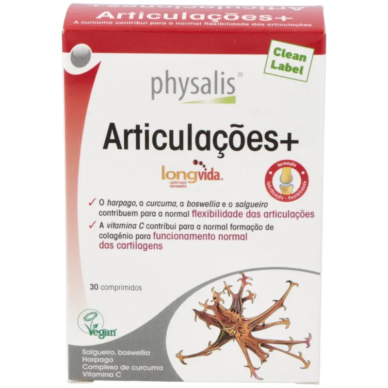 Articulaciones+ 30 Comprimidos Physalis | Farmacia Barata