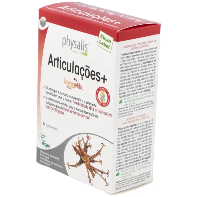 Articulaciones+ 30 Comprimidos Physalis | Farmacia Barata
