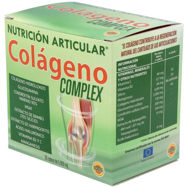 Robis Colágeno Complex 20 sobres | Farmacia Barata