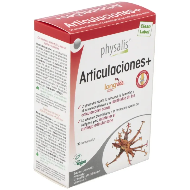 Articulaciones+ 30 Comprimidos Physalis | Farmacia Barata
