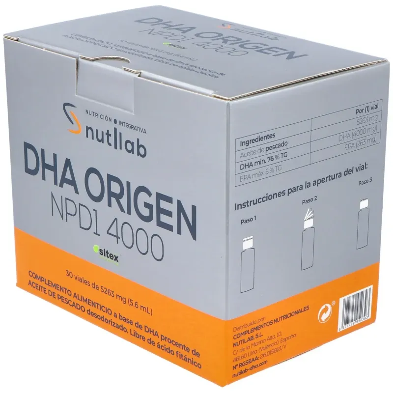 Nutilab DHA Origen NPD1 30 Viales | Farmacia Barata