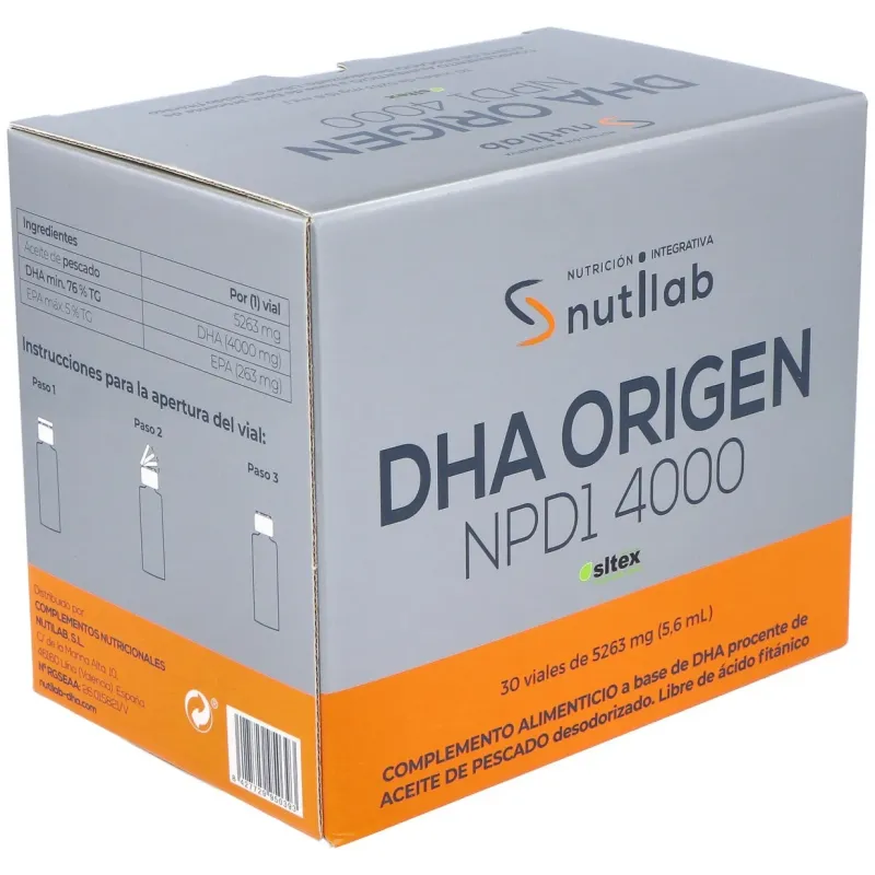 Nutilab DHA Origen NPD1 30 Viales | Farmacia Barata
