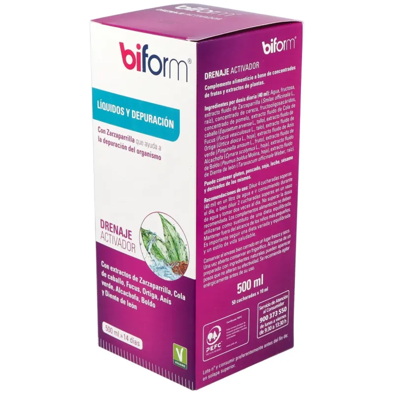 Biform Drenaje Elixir 500 ml | Farmacia Barata