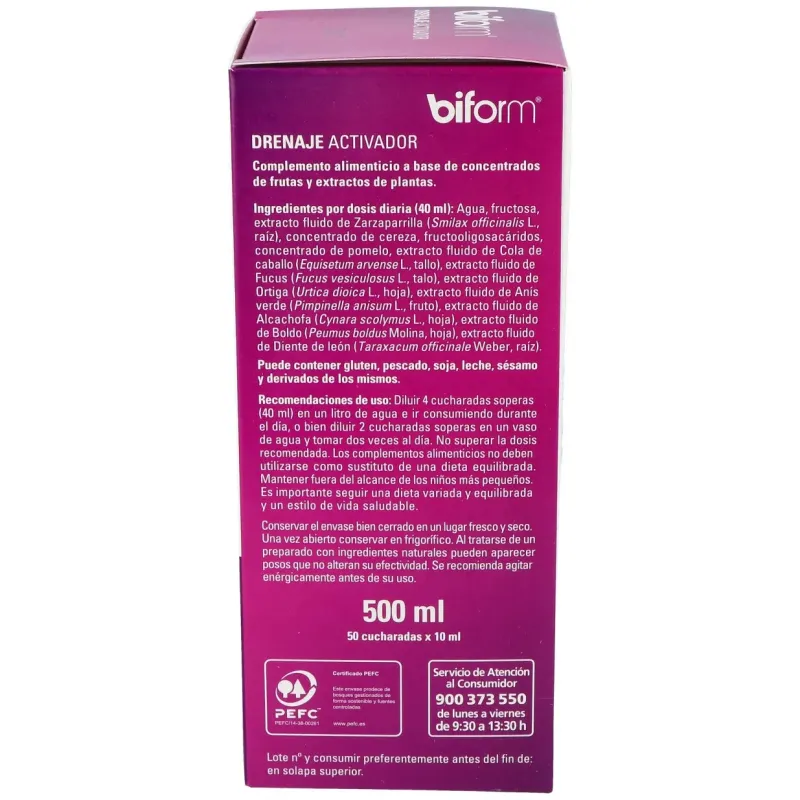 Biform Drenaje Elixir 500 ml | Farmacia Barata