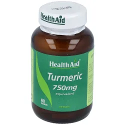 Health Aid Curcuma Raiz, 60 Comprimidos de 750 mg
