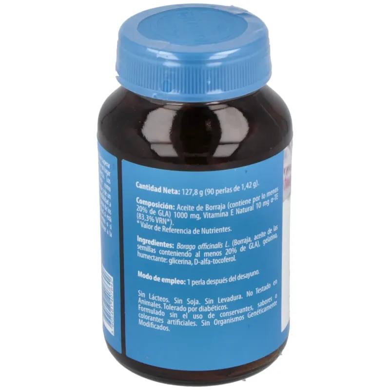 Naturmil Borraja 1000 mg 90 perlas | Farmacia Barata Naturmil Borraja 1000 mg 90 perlas | Farmacia Barata