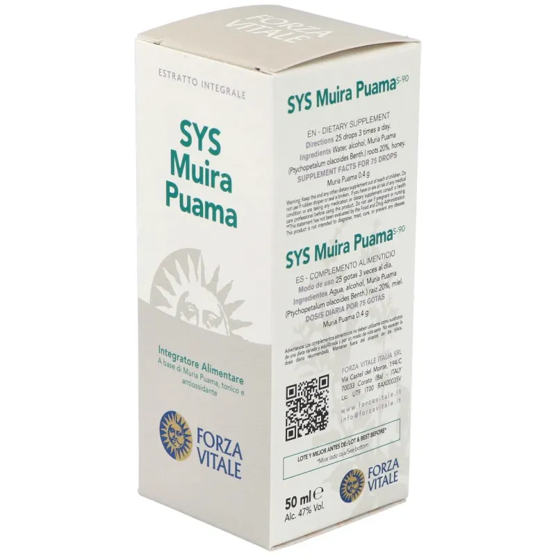 Forza Vitale Tónico Sys Muira Puama 50 ml | Farmacia Barata Forza Vitale Tónico Sys Muira Puama 50 ml | Farmacia Barata