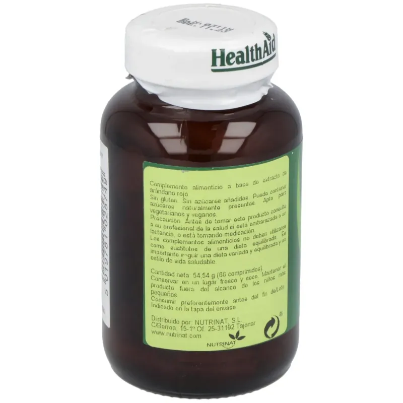 Health Aid Arándano Rojo 5000 mg 60 comprimidos | Farmacia Barata Health Aid Arándano Rojo 5000 mg 60 comprimidos | Farmacia Barata