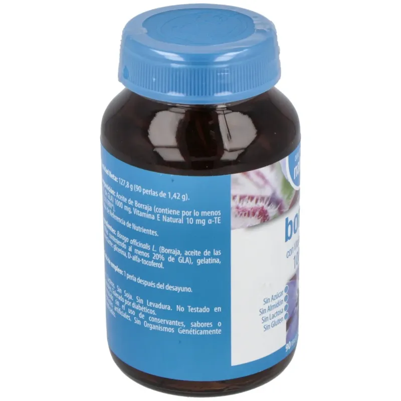 Naturmil Borraja 1000 mg 90 perlas | Farmacia Barata Naturmil Borraja 1000 mg 90 perlas | Farmacia Barata