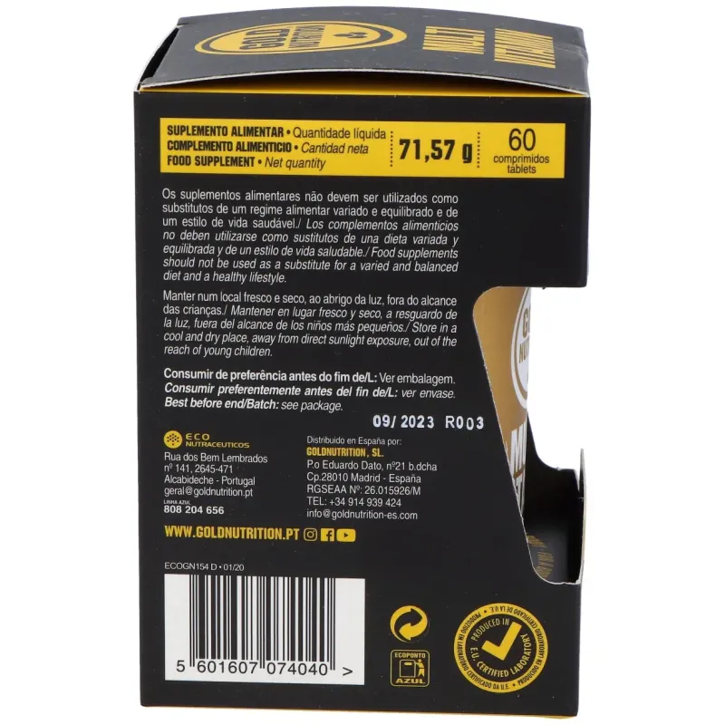 Gold Nutrition Multivitamínico 60 comp | Farmacia Barata Gold Nutrition Multivitamínico 60 comp | Farmacia Barata