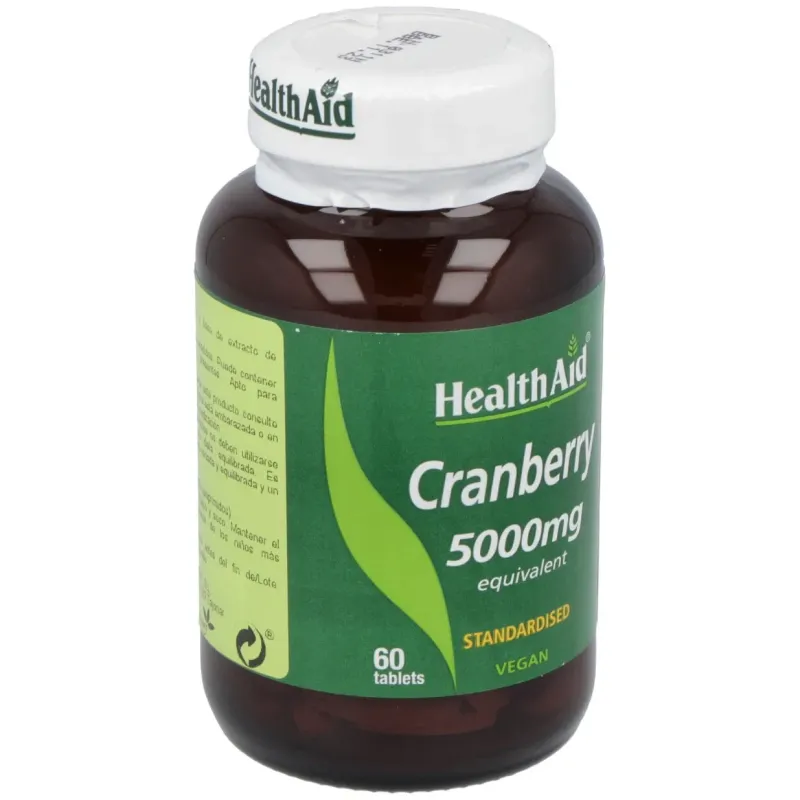 Health Aid Arándano Rojo 5000 mg 60 comprimidos | Farmacia Barata Health Aid Arándano Rojo 5000 mg 60 comprimidos | Farmacia Barata